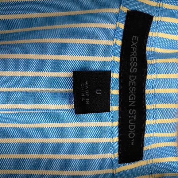 Express Studio Striped Wrap Blazer - Picture 5 of 7